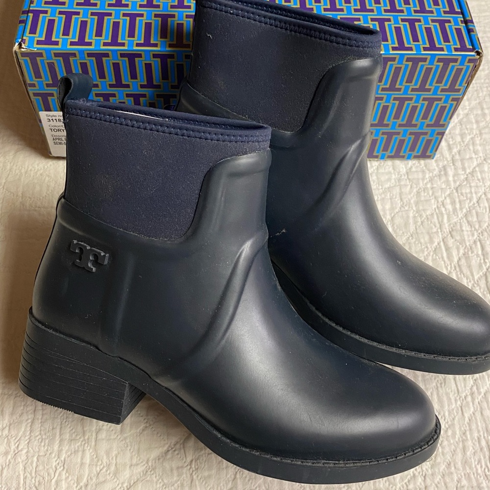 Tory Burch Rain Booty Navy